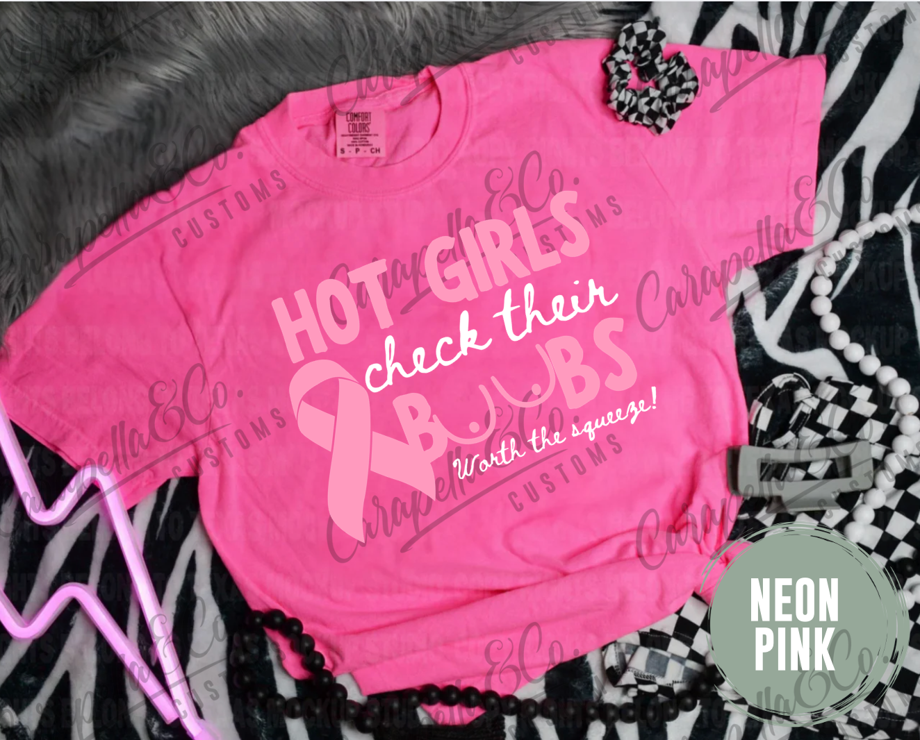 Hot Girls Check Their Boobs T-Shirt