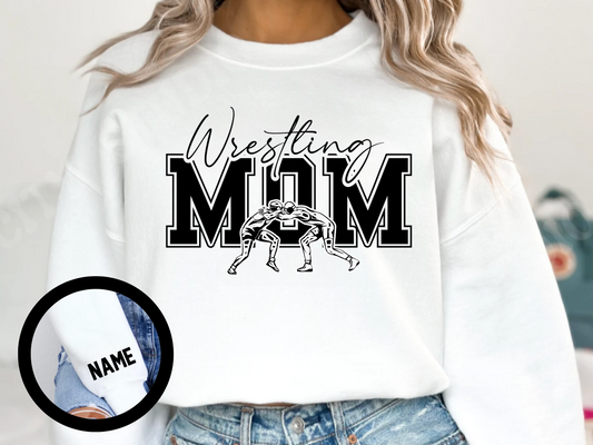Customizable Wrestling Mom Crewneck