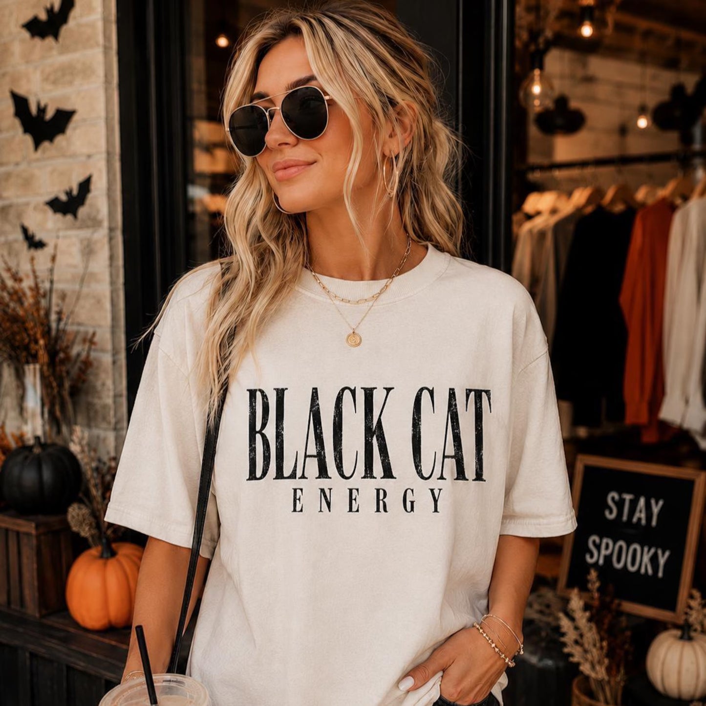 Black Cat Energy T-Shirt