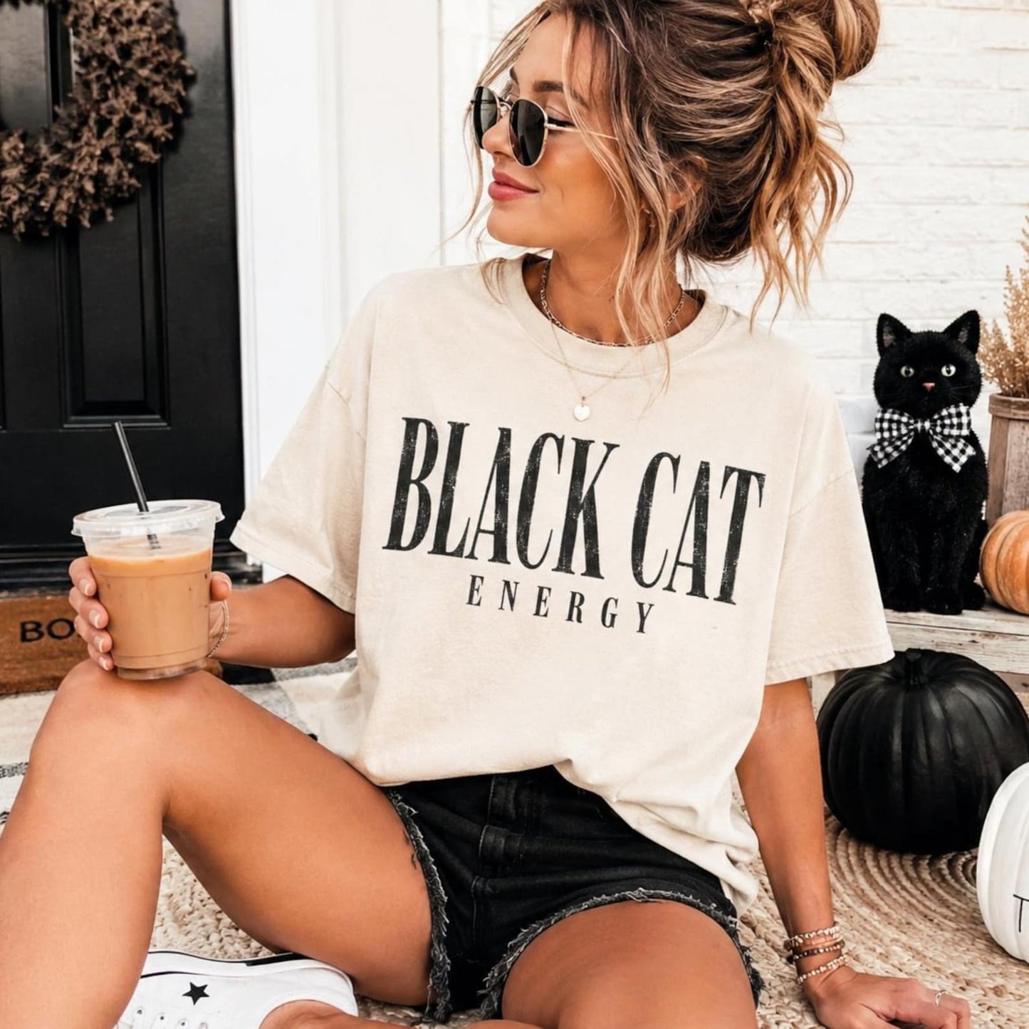 Black Cat Energy T-Shirt